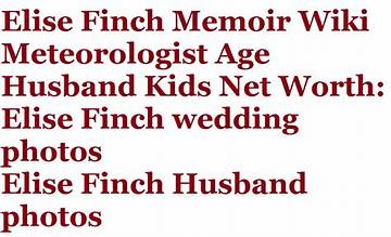 Elise Finch Age, Wiki, Married, Husband, Bio, Net Worth, Kids, Height